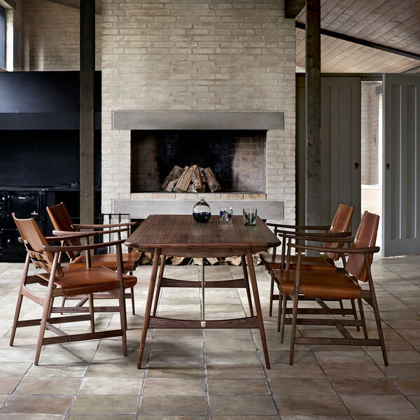 BM1106 J&auml;garstolen, oljad valn&ouml;t/cognac, Carl Hansen & S&oslash;n
