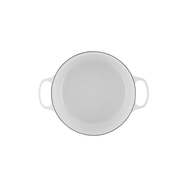 Signature gjutj&auml;rn rund gryta &Oslash; 28 cm, white, Le Creuset