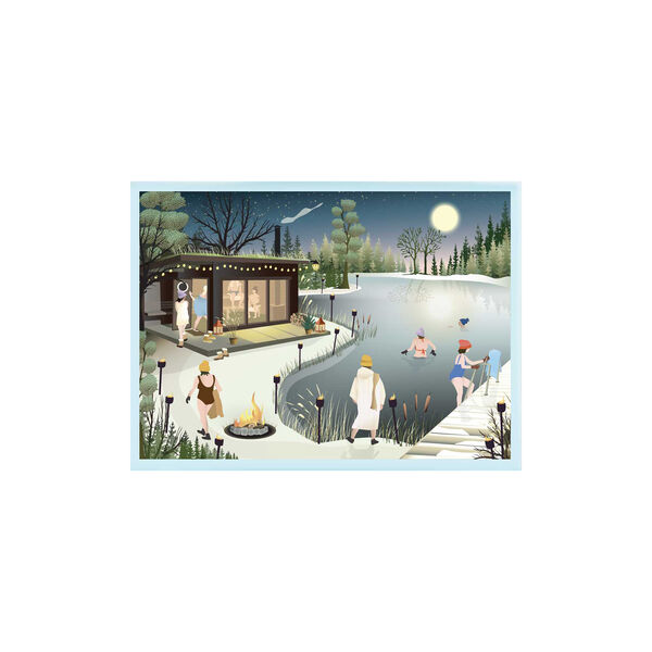 Sauna by the Lake pussel 1000 bitar, ViSSEVASSE