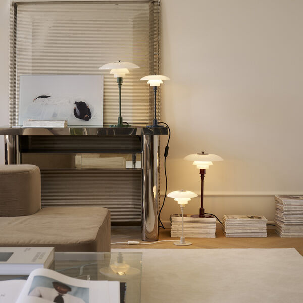 PH 3/2 Table Lamp, glossy deep blue, Louis Poulsen