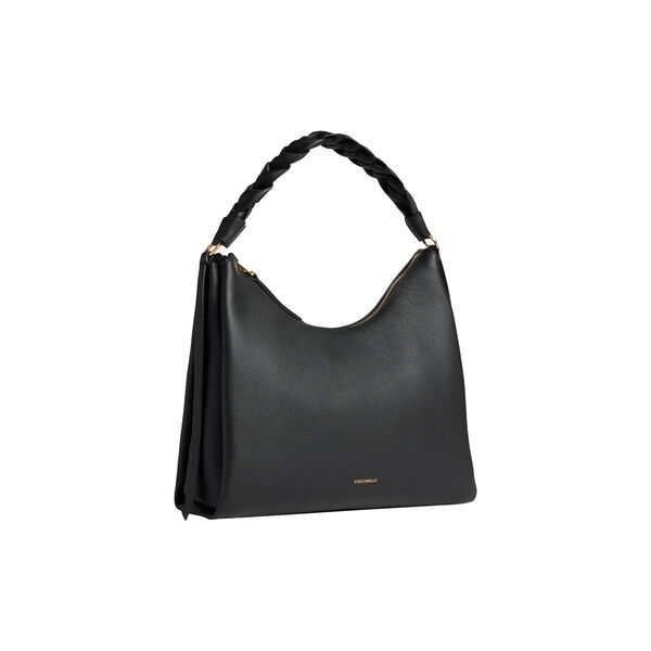 Boheme Grana Double Handbag, noir/cognac, Coccinelle