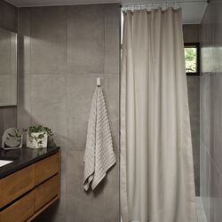 Lux duschdraperi, soft grey, Zone Denmark