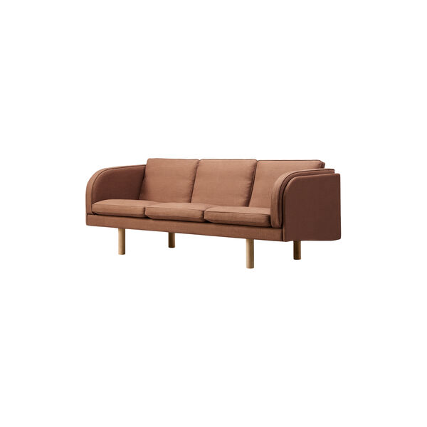 JG 3-seater Sofa, Grand Linen 4803/light oiled oak, Fredericia Furniture
