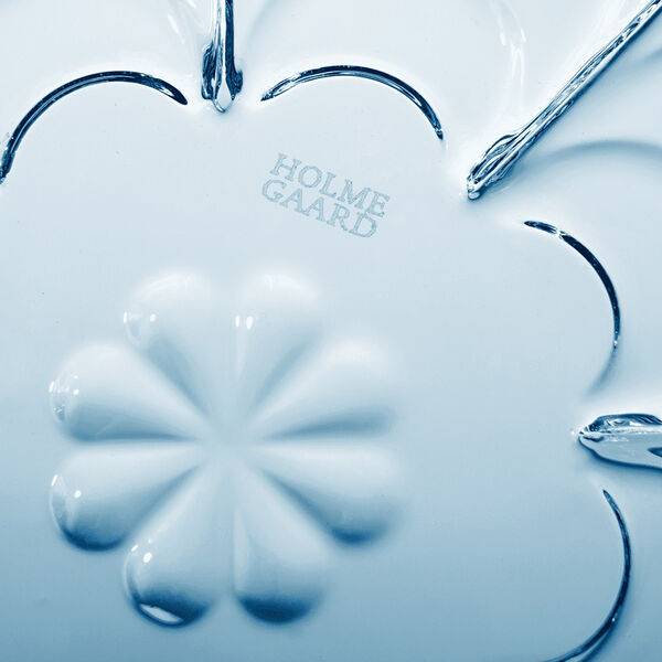 Lily ljuslykta, blue iris, Holmegaard