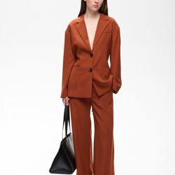 BriezIW Slit Pants, brandy brown, InWear