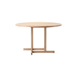 BM80 Mogensen Shaker Table &Oslash; 120 cm, soap treated oak, Fredericia Furniture
