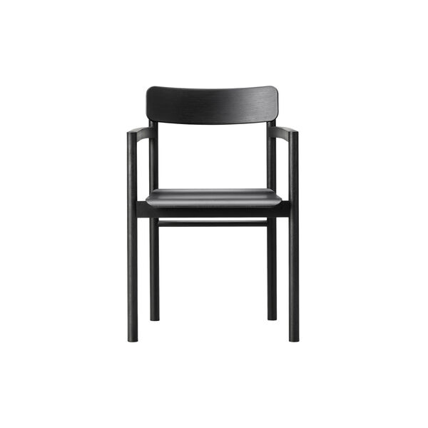 Post Chair, svart lackerad ek, Fredericia Furniture