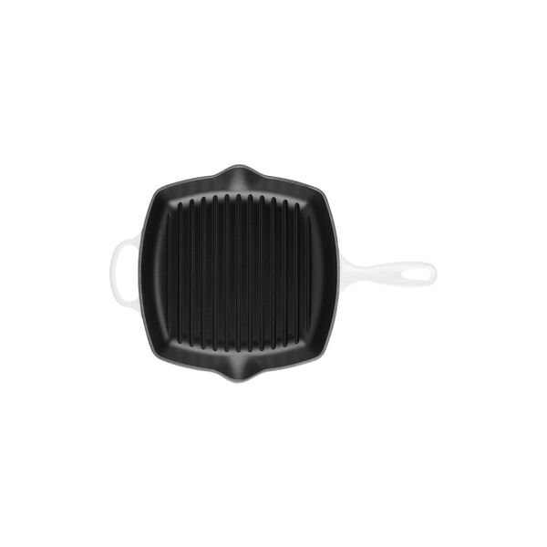 Signature kvadratisk grillpanna 26 cm, vit, Le Creuset