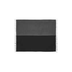 Secret Throw, 02201 granit/black, Silkeborg Uldspinderi