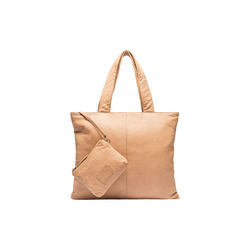 Vintage oversize shopper, camel, Depeche