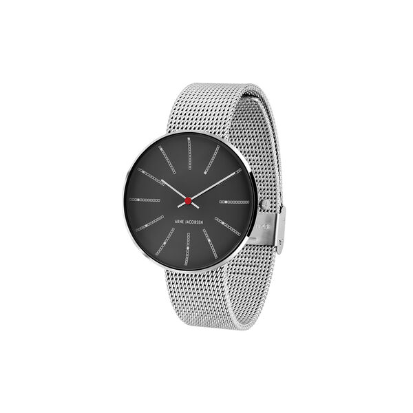 Bankers armbandsur, grey/steel Bankers armbandsur, grey/steel, Arne Jacobsen Watches