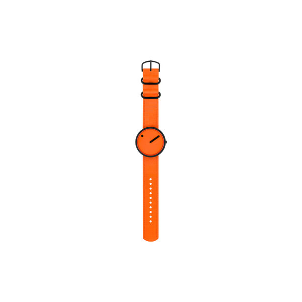 PICTO armbandsur, signal orange/matt black/signal orange, PICTO