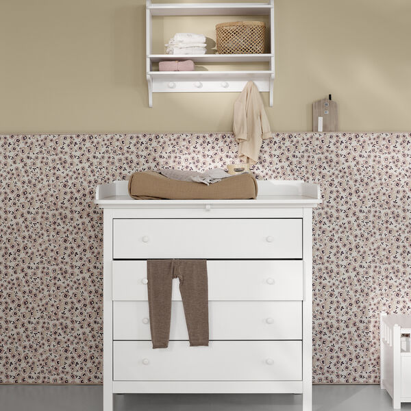 Seaside Bookshelf with Hooks, Oliver Furniture