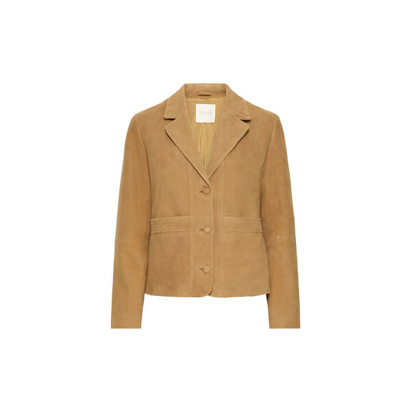 IR Funda Jacket, suede light brown, Atelier R&ecirc;ve