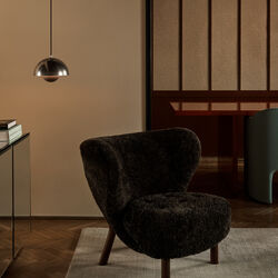 Flowerpot VP1 | 100Y | Anniversary Edition| Pewter | Pendel, &Tradition
