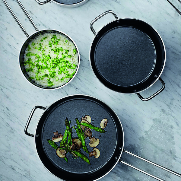 Stainless Steel Trakt&ouml;rpanna &Oslash; 24 cm, Eva Trio