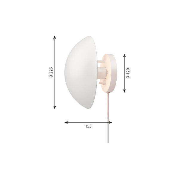 PH Hat vägglampa, Louis Poulsen