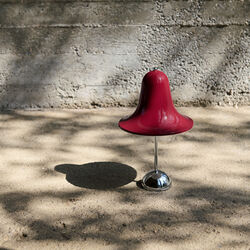 Pantop Portabel bordslampa, cherry red, Verpan