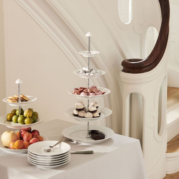 White Fluted Étagère 5 White Fluted Étagère 5, Royal Copenhagen