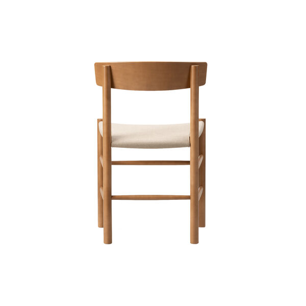J39 Mogensen Chair with Seat Upholstery, vintage lacquered/natural canvas J39 Mogensen Chair with Seat Upholstery, vintage lacquered/natural canvas, Fredericia Furniture