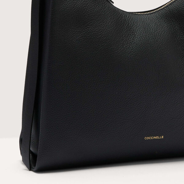 Boheme Grana Double Handbag, noir/cuir, Coccinelle