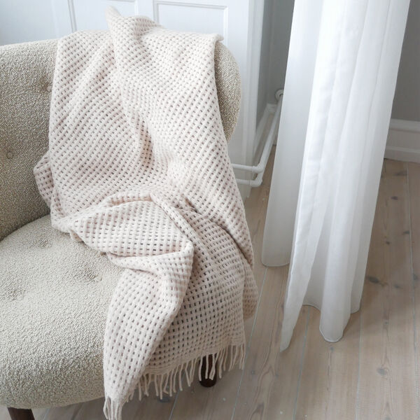 Basket pl&auml;d, beige, ELVANG