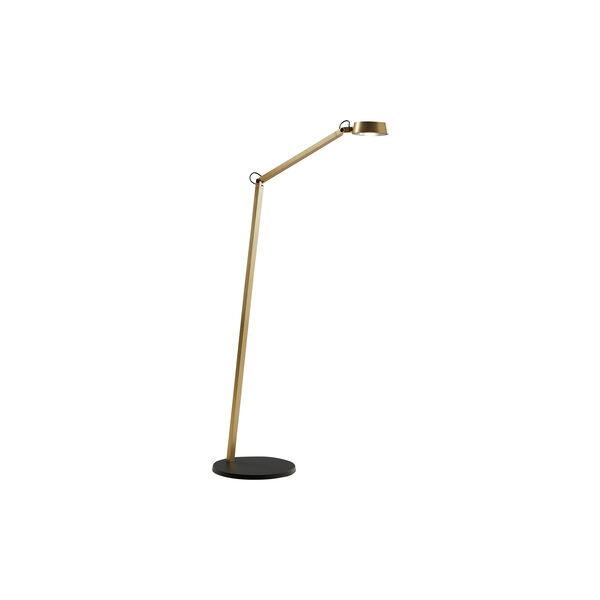 DARK F1 golvlampa, brass, LIGHT-POINT