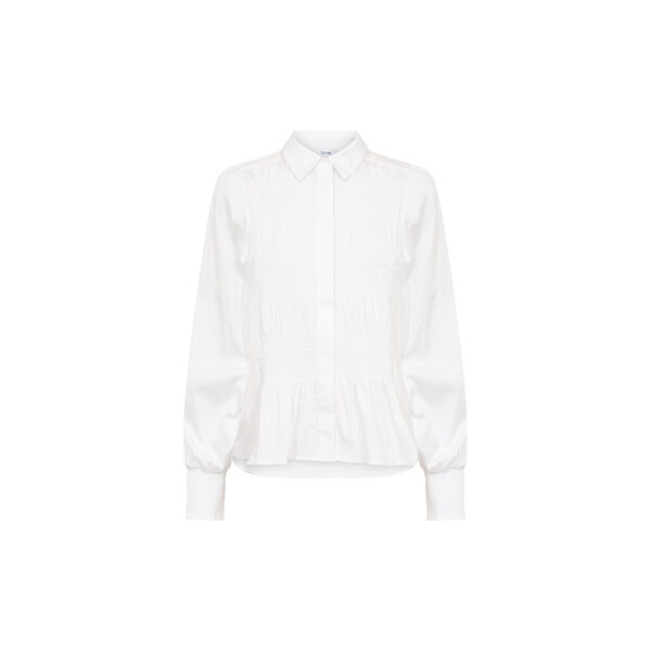 LR-ISLA SOLID 117 Shirt, white, Leveté Room