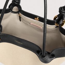 COCCINELLEFINN CANVAS, natural/noir, Coccinelle