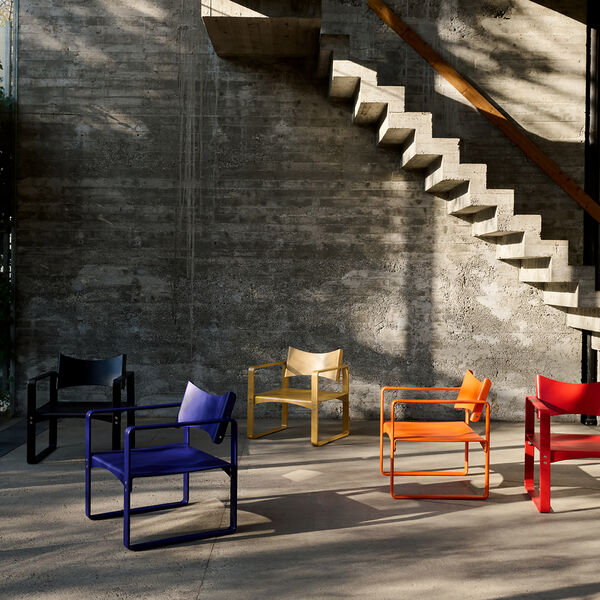 270 F Loungestol, orange, Verpan