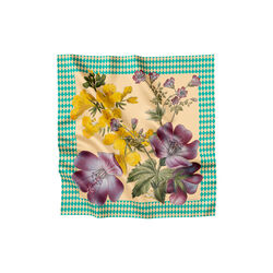 Harlequin Flower sidenscarf, Flora Danica Denmark