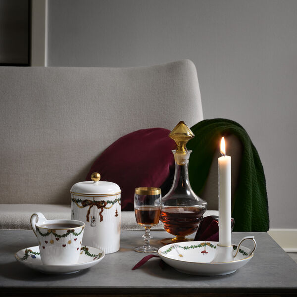 Star Fluted Christmas ljusstake, Royal Copenhagen