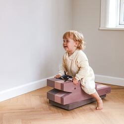 Krokodil L, vintage rose, bObles