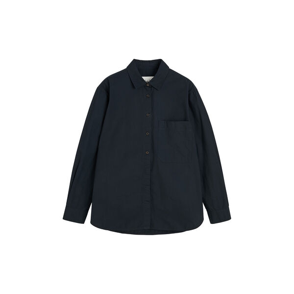 Lynette Shirt Dark Horn, black navy, Aiayu