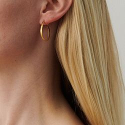 Berlin creoler, guld Berlin creoler, guld, Pernille Corydon Jewellery