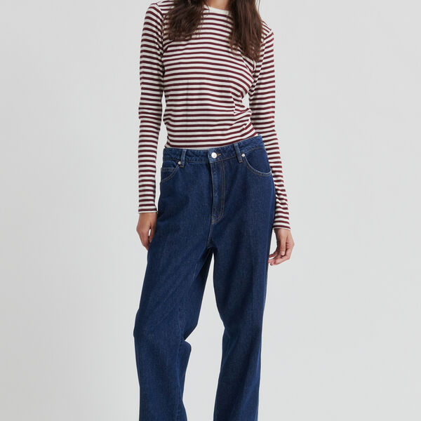 Alvilda O-Neck Tee, fudge, Second Female