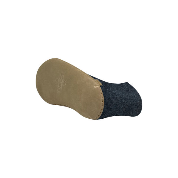 Filttofflor höga, denim, Glerups