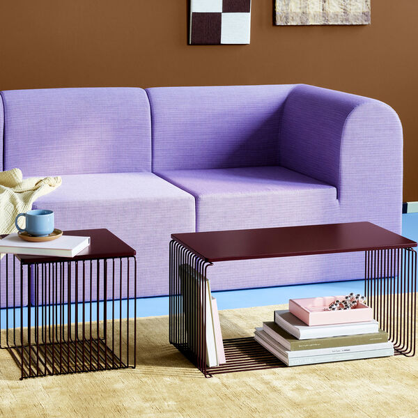 Panton Wire Extended Toppanel, 07 black red, Montana Furniture