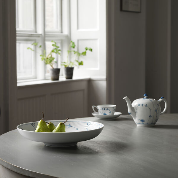 Blue Fluted Plain fat 34 cm, Royal Copenhagen