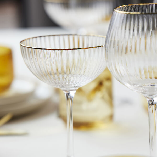 Palermo Gold cocktailglas 4 st., Lyngby Glas