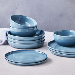 Coupe tallrik 22 cm, chambray, Le Creuset