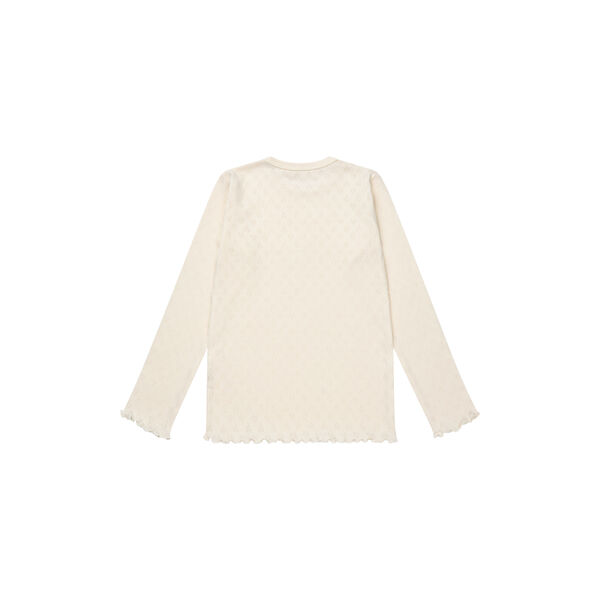 Pointelle Heart LS Tee, Copenhagen Colors Organics