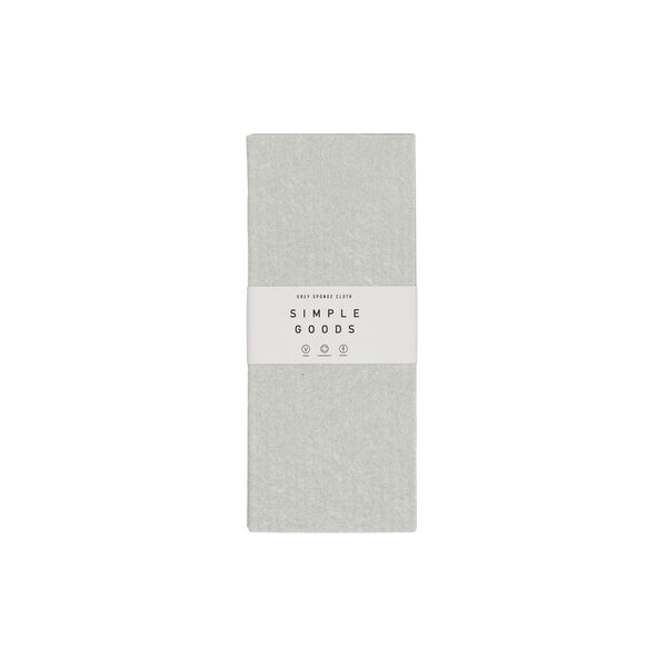 Sponge Cloth, grey, Simple Goods