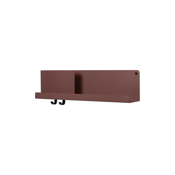 Folded Shelves, deep red, Muuto