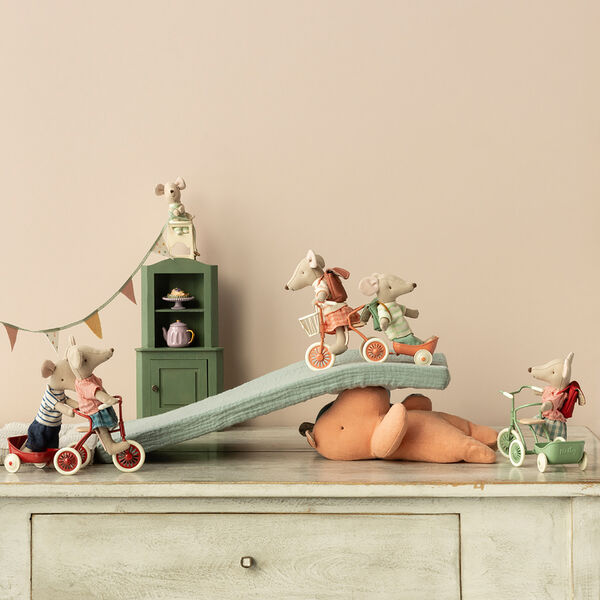 Cykel till mus, coral, Maileg