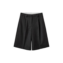 ELSYSW BERMUDA SUITING SHORTS, dark grey, Sofie Schnoor