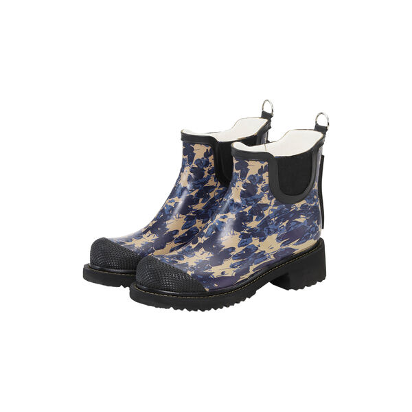 Short Rubber Boot | Beige Butterfly | Gummist&ouml;vel, Ilse Jacobsen Hornb&aelig;k