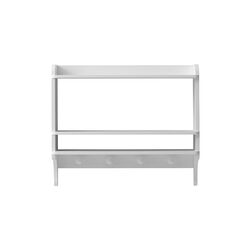 Seaside Bookshelf with Hooks, Oliver Furniture