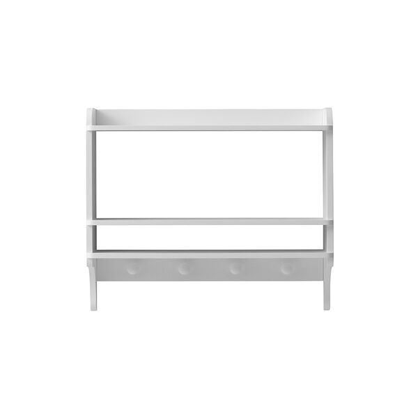 Seaside Bookshelf with Hooks, Oliver Furniture