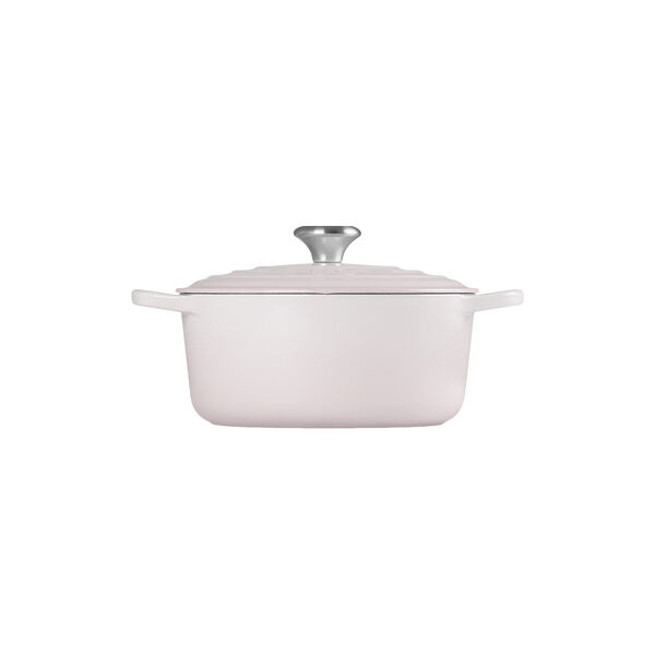 Signature gjutj&auml;rn rund gryta &Oslash; 24 cm, shell pink, Le Creuset